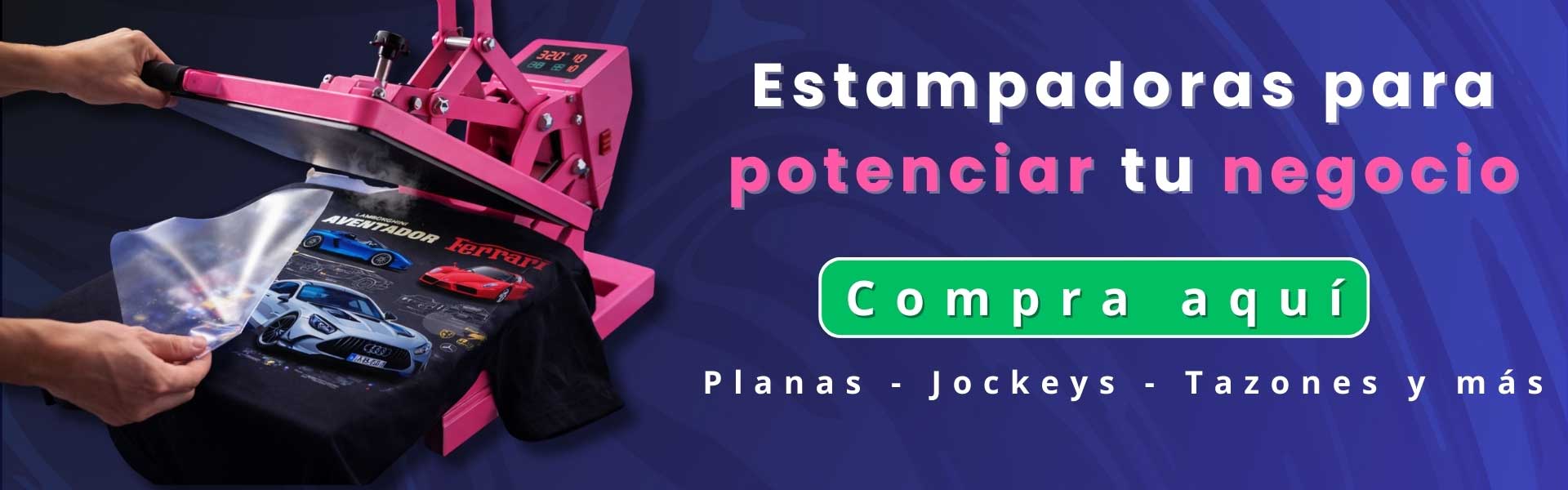 Estampadora plana Estampadora de jockey Estampadora 8 en 1 - Imprimeideas