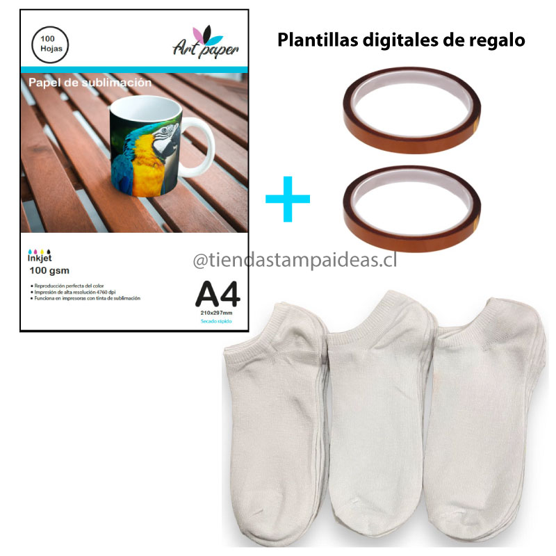 Calcetin para sublimar Pack + REGALOS