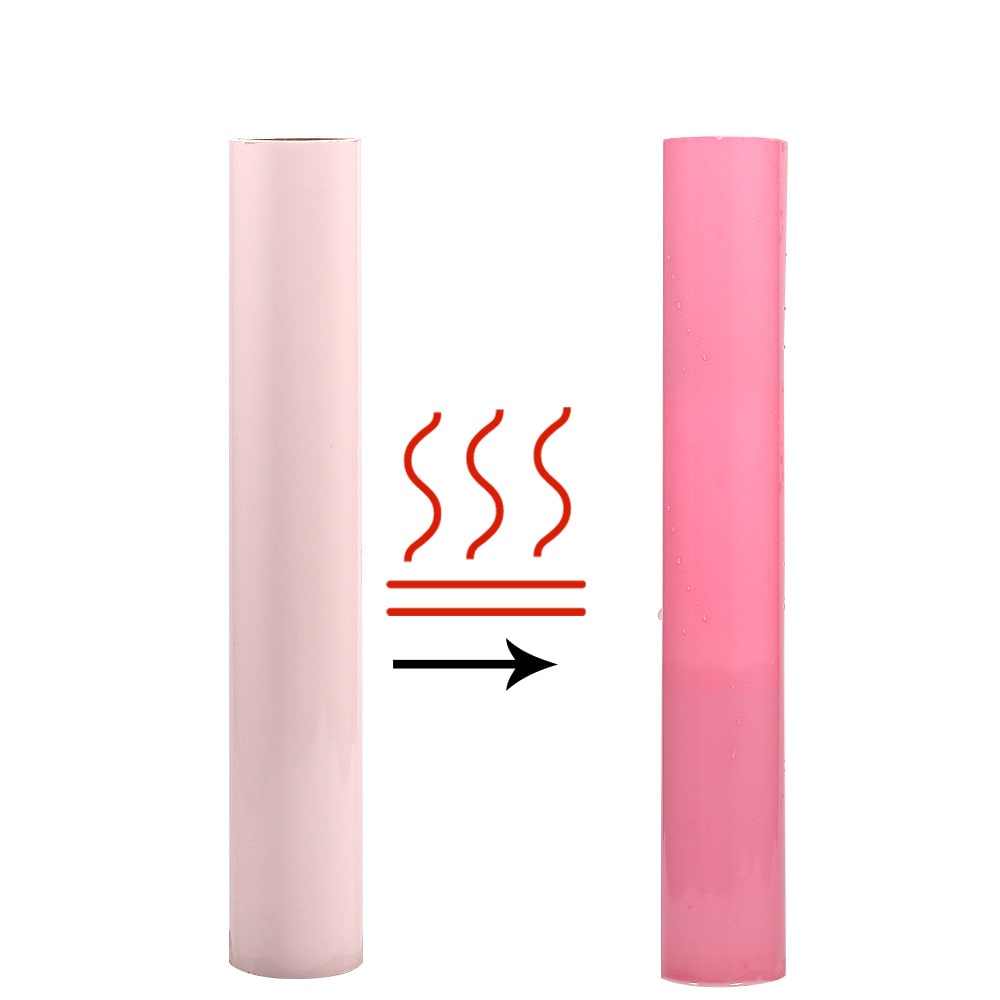 Vinilo decorativo cambio de color – rosa claro a rosado