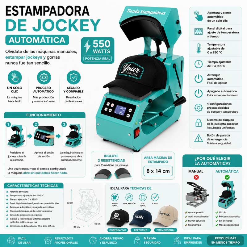 Estampadora de jockey - Automática - Imagen 8