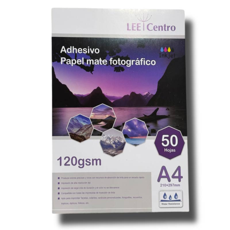 Papel fotográfico adhesivo mate - Lee