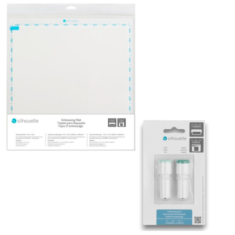 Tapete y herramienta de embossing Silhouette
