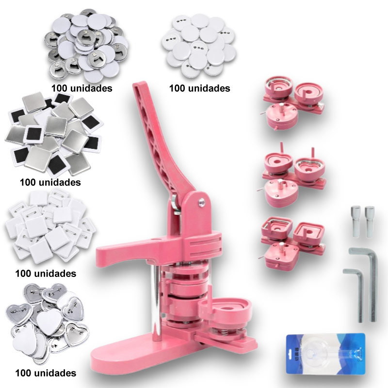 Máquina de chapitas 3 en 1 – Kit de inicio