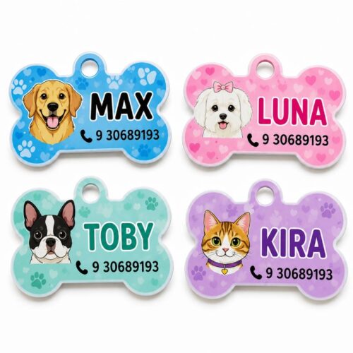Placa de Mascota Hueso mascota sublimable - Tienda Stampaideas Imprimeideas