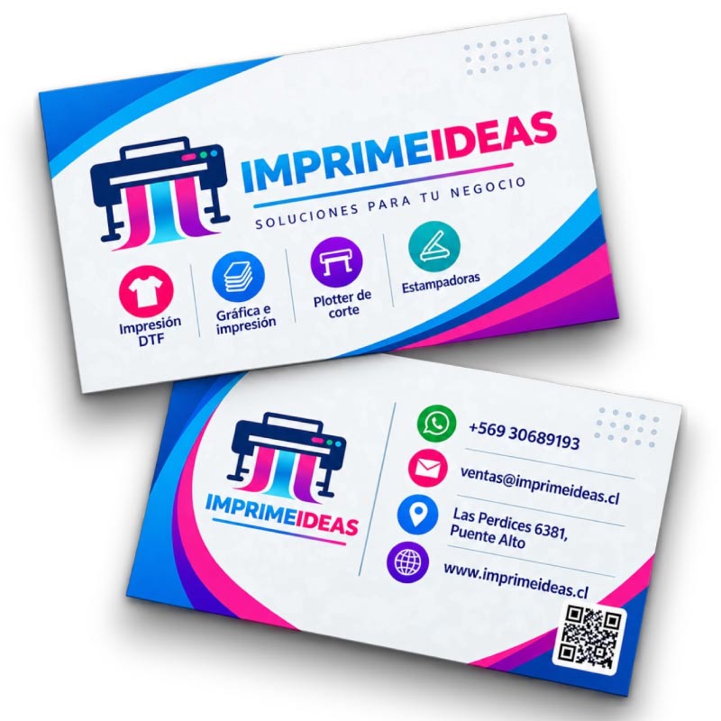 Tarjeta de presentación 1000 unidades - Imprimeideas
