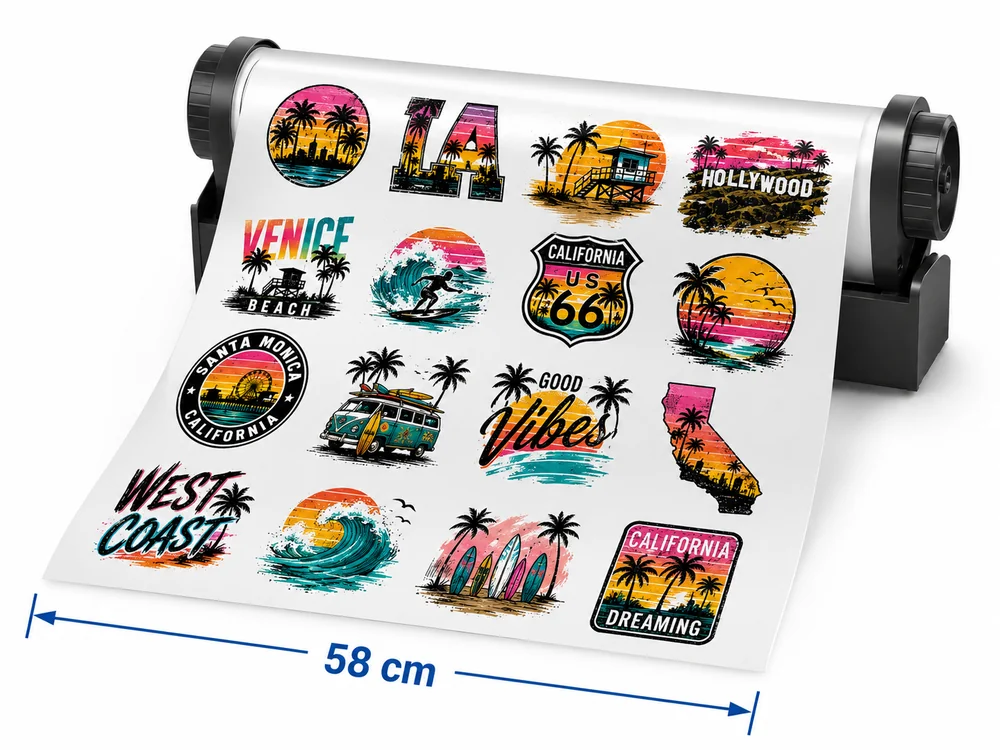 Impresion DTF Textil 58 cm con Epson - Imprimeideas