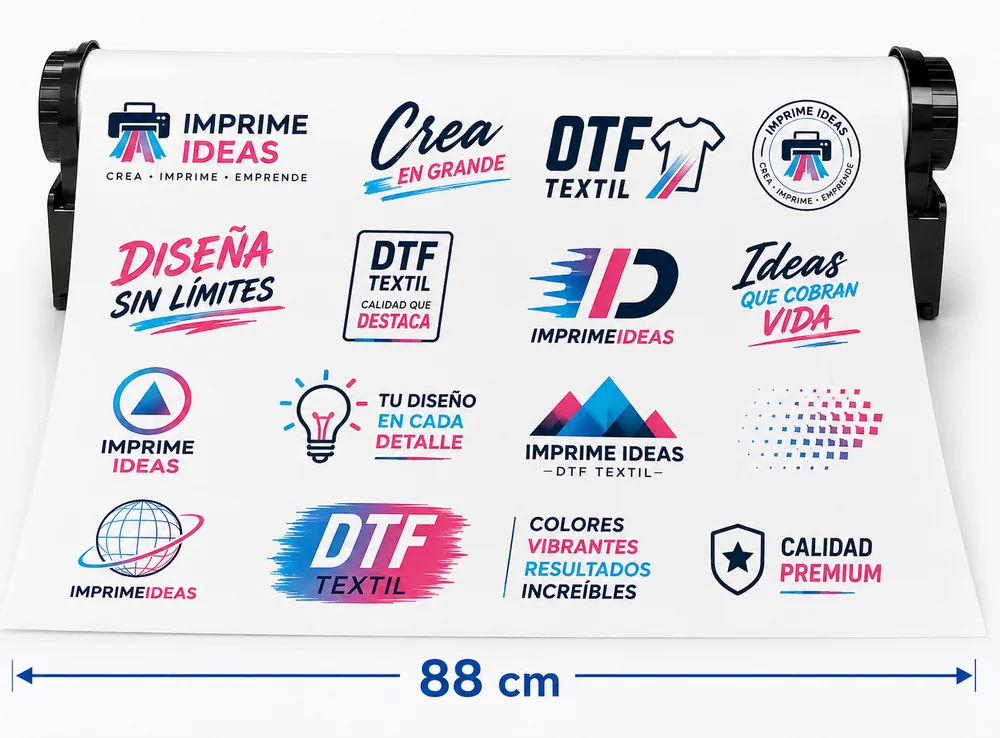 Impresion DTF Textil 88 cm con Epson - Imprimeideas