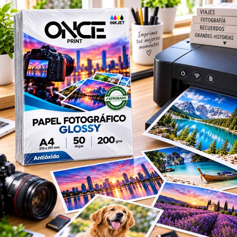 Papel fotográfico A4 200 gramos - Tienda Stampaideas Imprimeideas