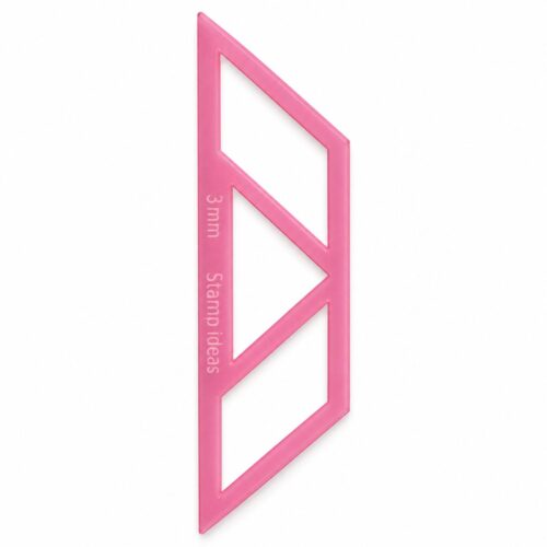 Regla esquinera 3 mm Rosada - Tienda Stampaideas Imprimeideas
